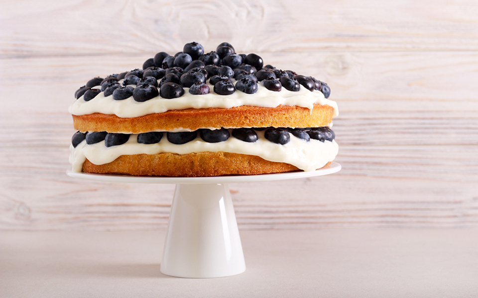 Blueberry Cream Cheesecake